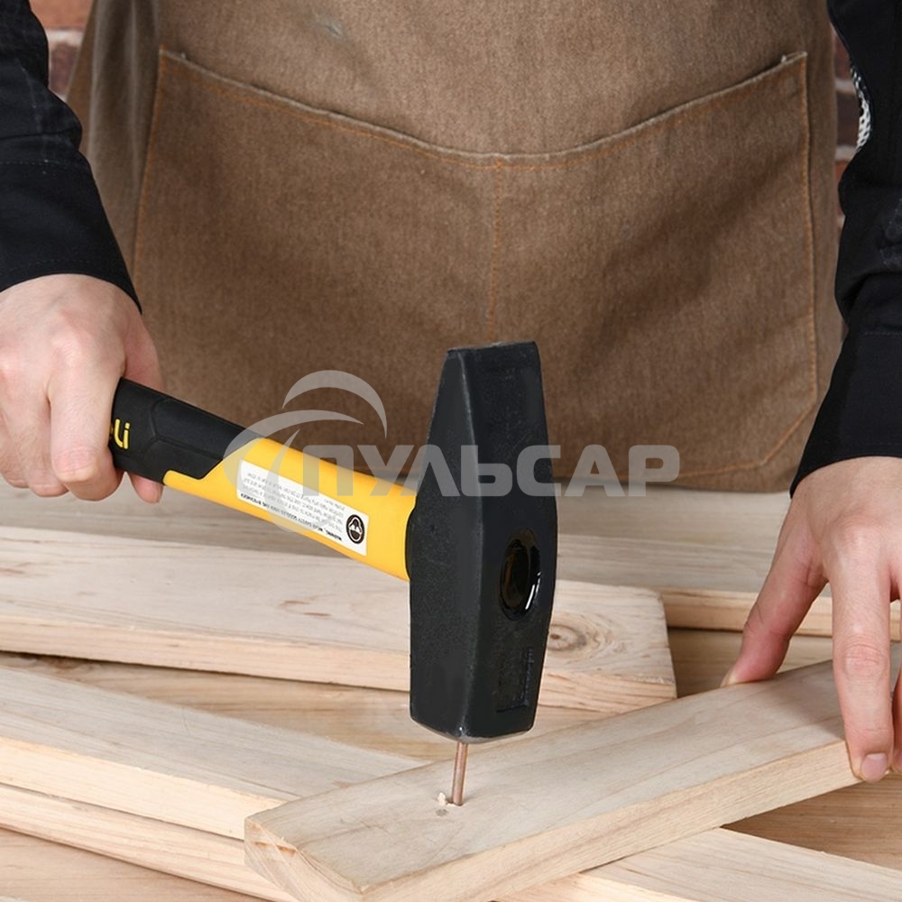 Слесарный молоток Deli DL442010 1000 гр Фиберглассовая рукоять