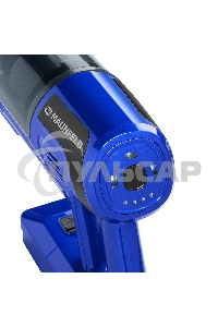 Пылесос вертикальный беспроводной Maunfeld MF-2032BL PRO синий, питание от аккумулятора, 200 Вт, уборка сухая, пылесборник 0.5 л, работа от АКБ max - 35 мин