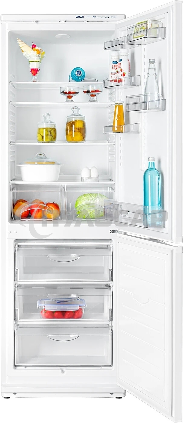 Холодильник Atlant ХМ-6021-031 белый двухкамерный 225/101л морозилка снизу