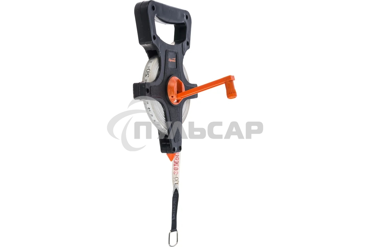 Рулетка SPARTA 314355 геодезическая 30 мх12.5мм лента пвх открытый корпус