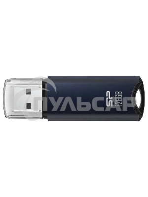 Флешка USB R/W 128 Gb Silicon Power Marvel M02, USB 3.2, черный