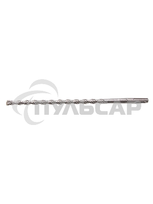 Бур по бетону Denzel двойная спираль, Cobalt W-tip, 10x260 мм, SDS PLUS