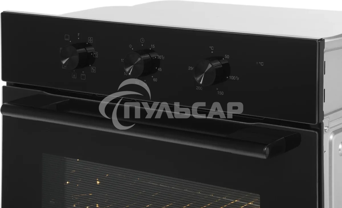 Духовой шкаф Электрический Hyundai HEO 66412 BG черный