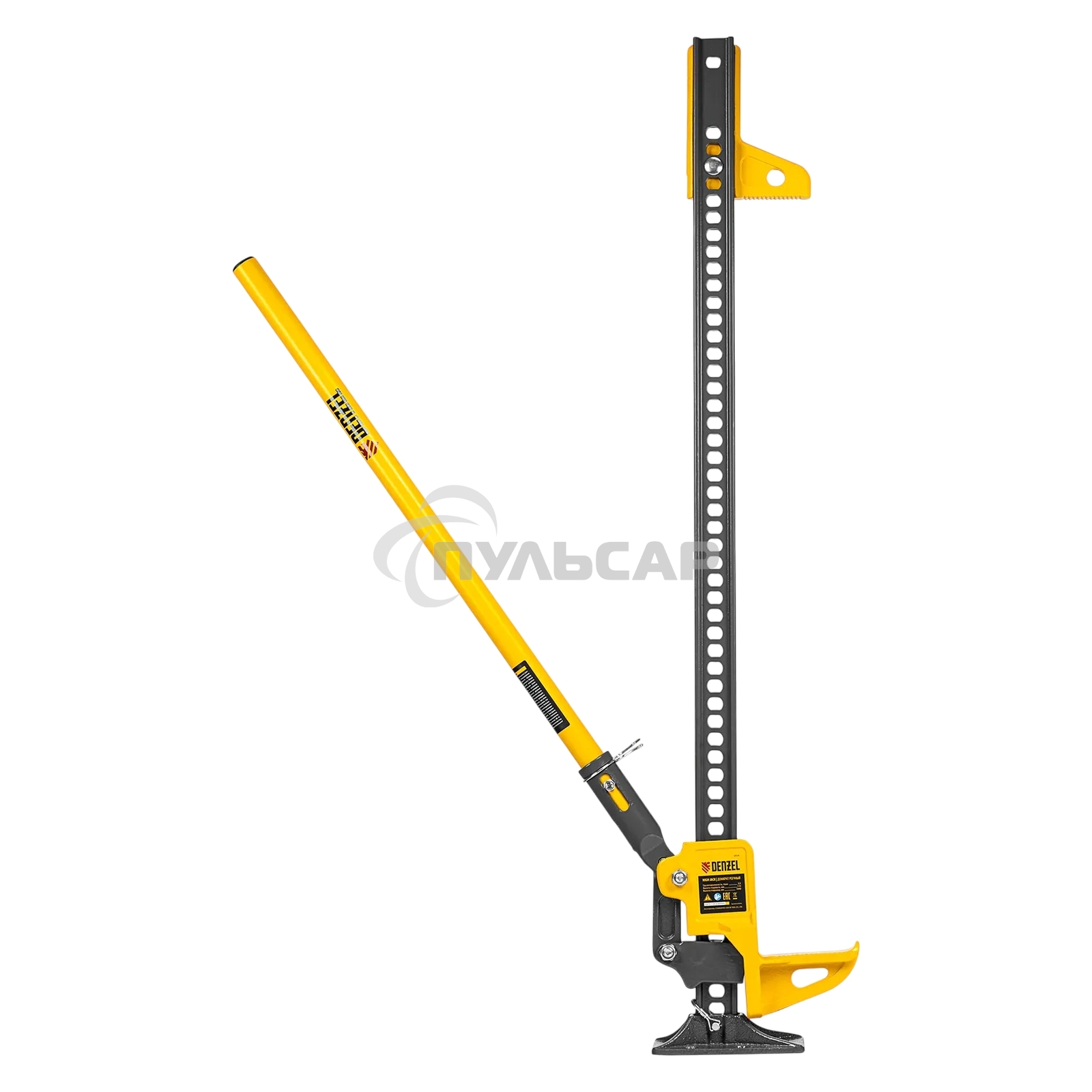 Домкрат реечный профессиональный Denzel 3,5 т, 115-1040 мм, High Jack