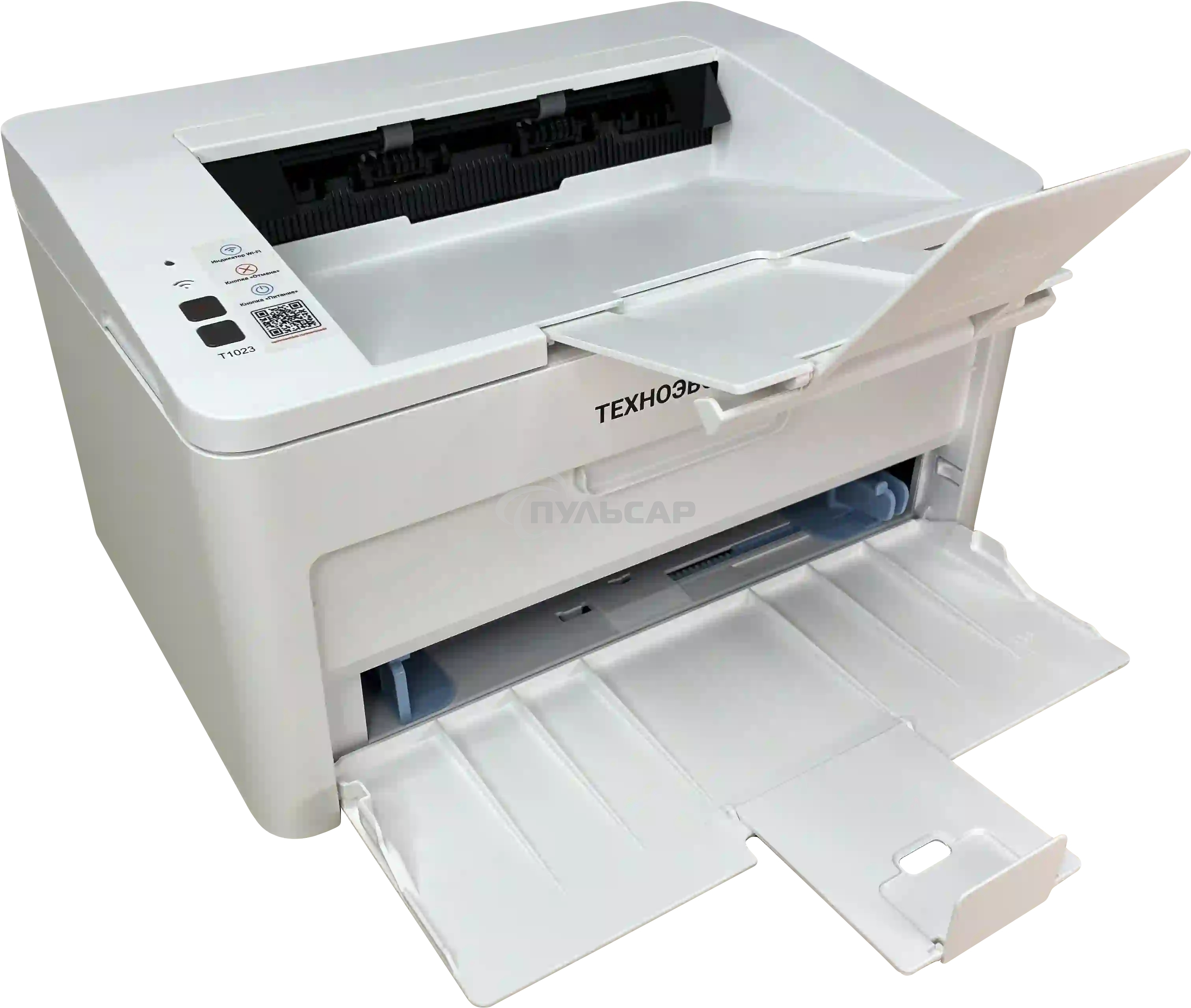 Принтер лазерный Техноэволаб T1023 Принтер, до 23 стр/мин, A4, USB/Ethernet и Wi-Fi, лоток подачи 150 листов, 220В (T1023nw)