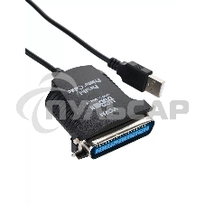 Кабель AM/LPT 1.8м VCOM Кабель-адаптер USB -> LPT (прямое подключение к LPT порту принтера), VUS7052