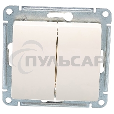 Механизм выключателя 2-кл. СП GLOSSA 10А IP20 10AX беж. SchE GSL000251