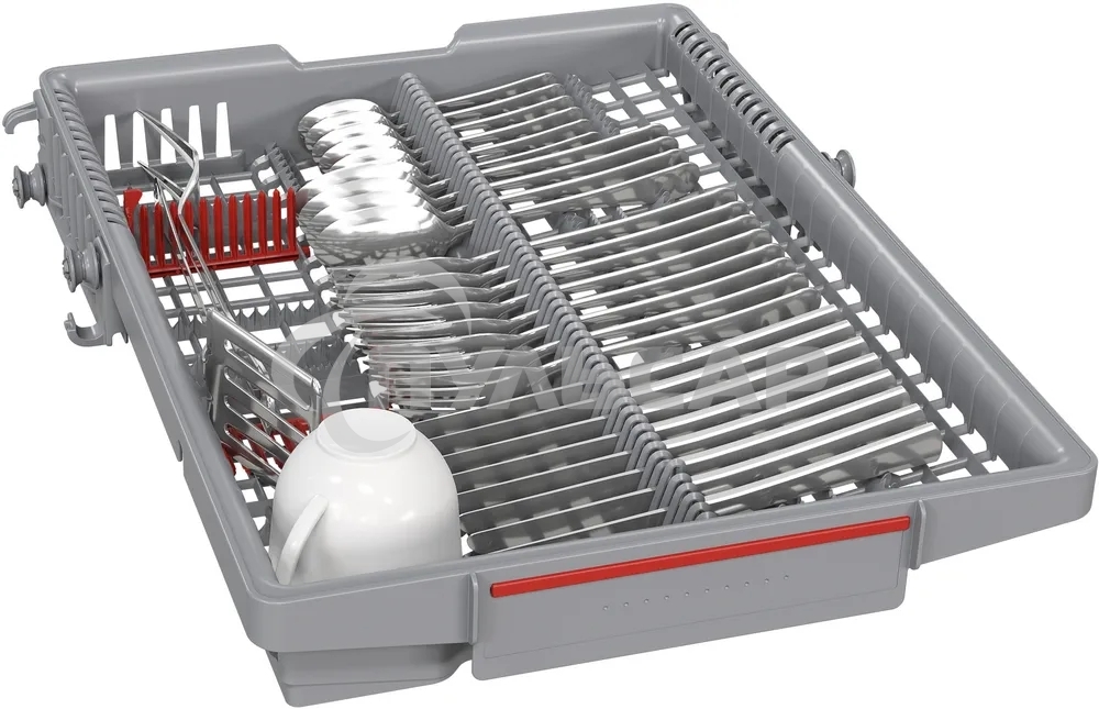 Встраиваемая посудомоечная машина Bosch SPV4HMX65Q, серебристый, 45 см, 10 компл., 45 дБ, класс A+