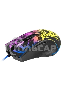 Мышь проводная Defender Bulletstorm GM-928 черный, 7200 dpi, USB, кнопки - 7