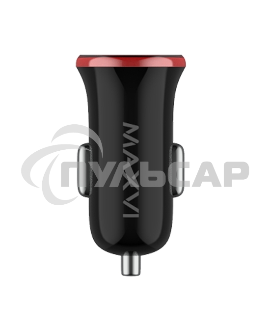 Автомобильное зарядное устройство Maxvi CCM-101BR USB 1А черно-красный