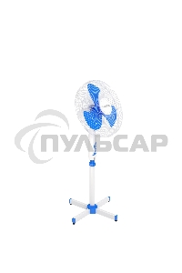 Вентилятор напольный Maxvi FS1645 white-blue