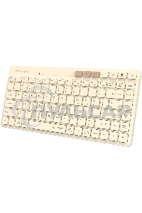 Клавиатура беспроводная A4Tech Fstyler FBK26C AS, USB, Bluetooth/Радиоканал, бежевый