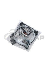 Вентилятор для корпуса Gembird D12025S12L-W черный, 120 мм, 1200 об/мин, 20.5 дБ, 3 pin