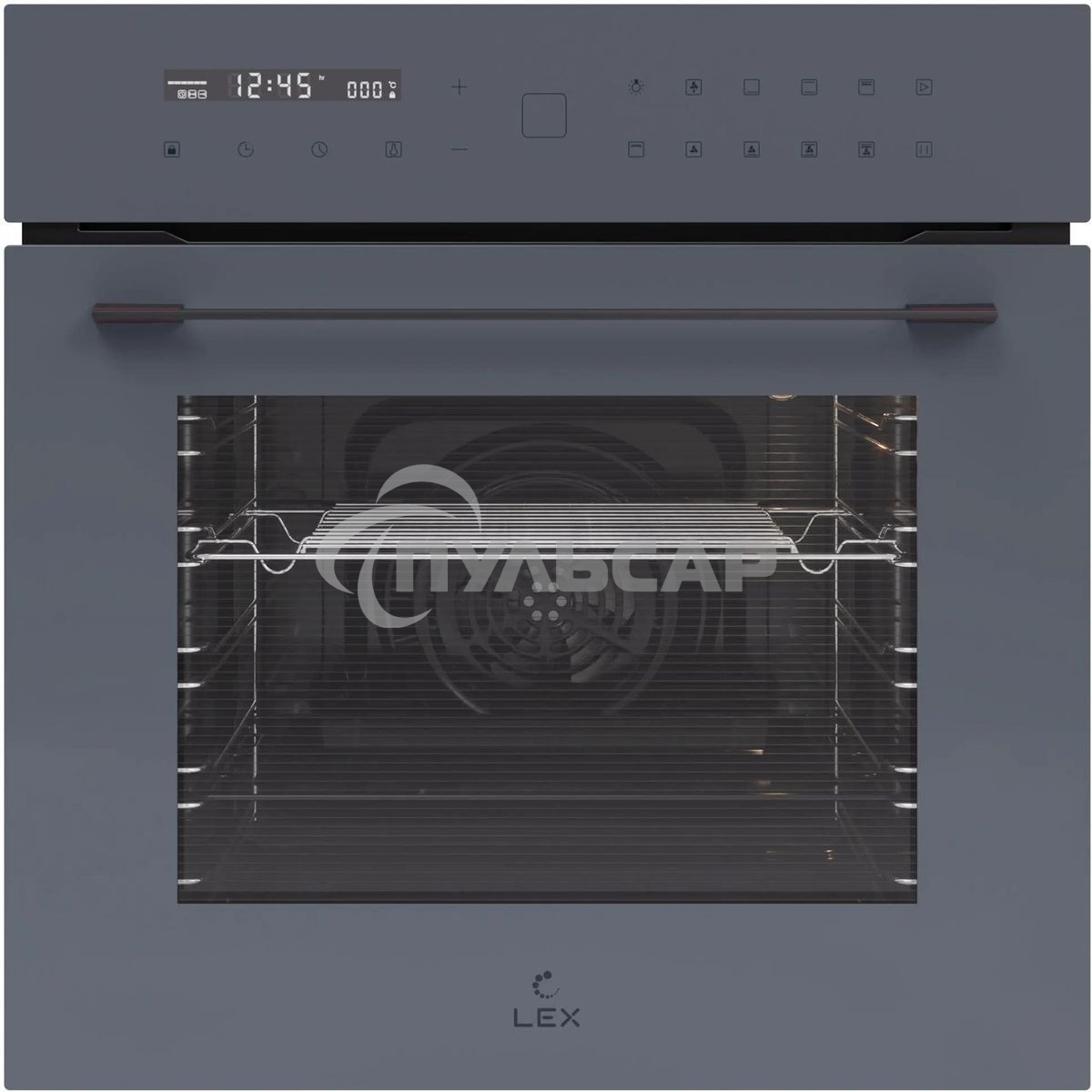 Электрический духовой шкаф LEX EDS 101 GR, встраиваемый, серый