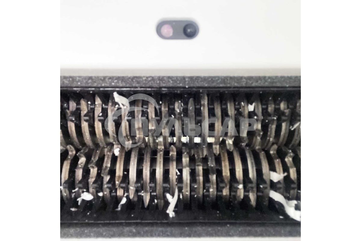 Шредер Office Kit S210N 3,9x38 белый (секр.P-4) фрагменты 16лист. 35лтр. скрепки скобы пл.карты CD