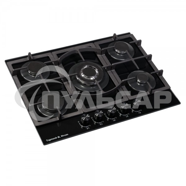 Газовая варочная панель Zigmund & Shtain M 26.7 B независимая, черный