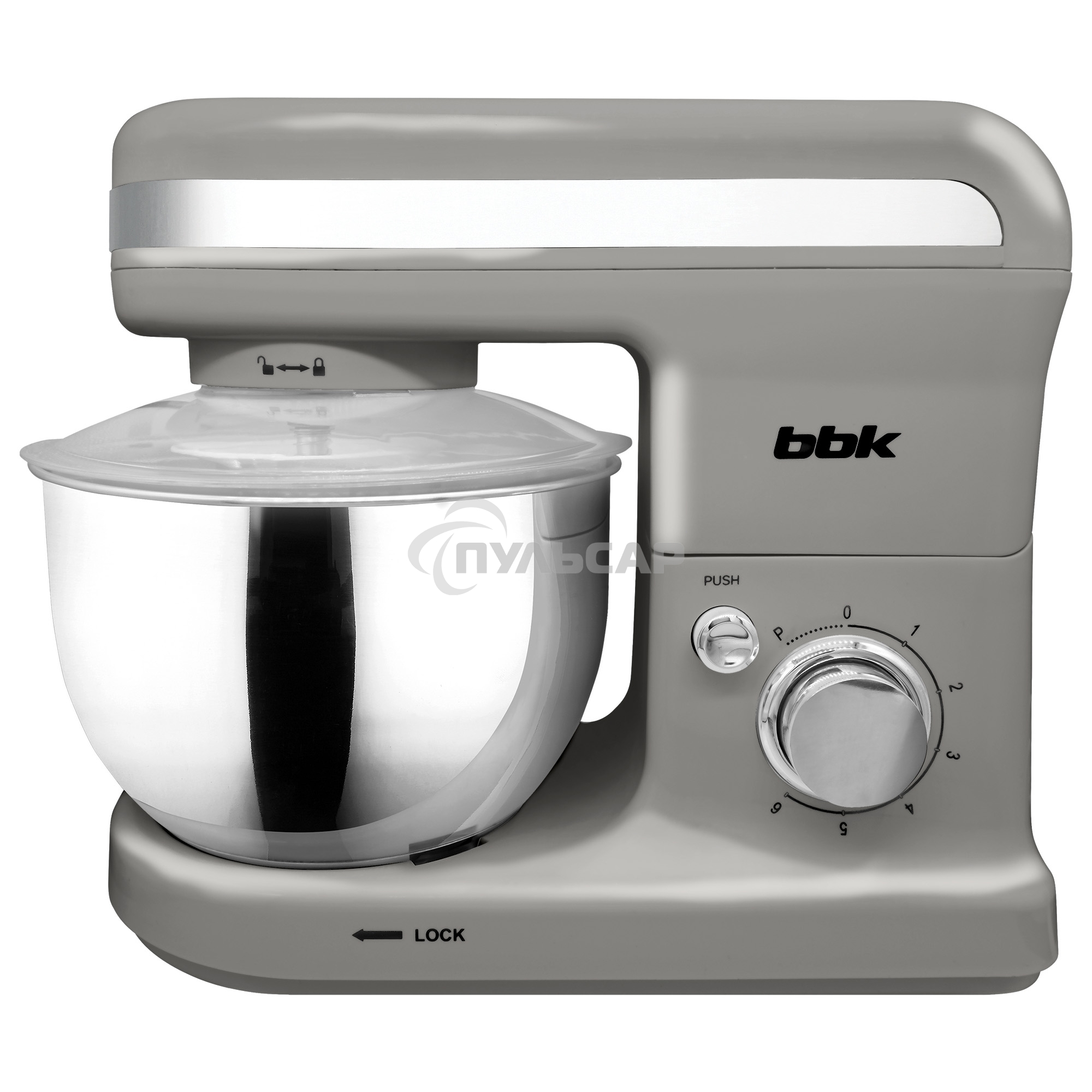 Миксер планетарный BBK KBM1400 серый, 1500 Вт