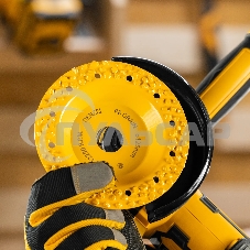 Чашка твердосплавная зачистная Denzel 125 мм, плоская, крупное зерно #8