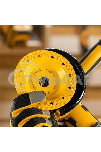 Чашка твердосплавная зачистная Denzel 125 мм, плоская, крупное зерно #8