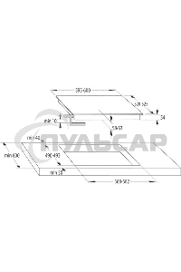 Индукционная варочная панель Gorenje GI6421SYW белый