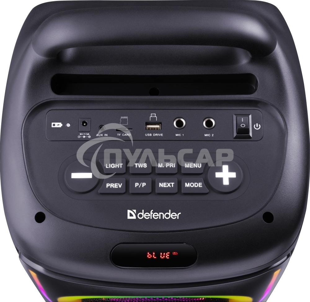 Портативная акустика Defender Boomer 75 75Вт, BT/FM/USB/TF/AUX/straps