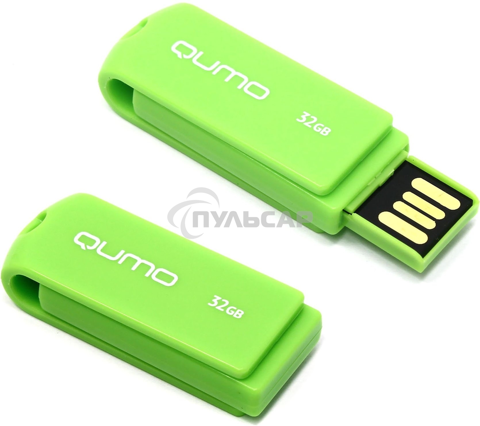 Флешка USB 2.0 QUMO 32 Gb Twist Pistachio QM32GUD-TW-Pistachio
