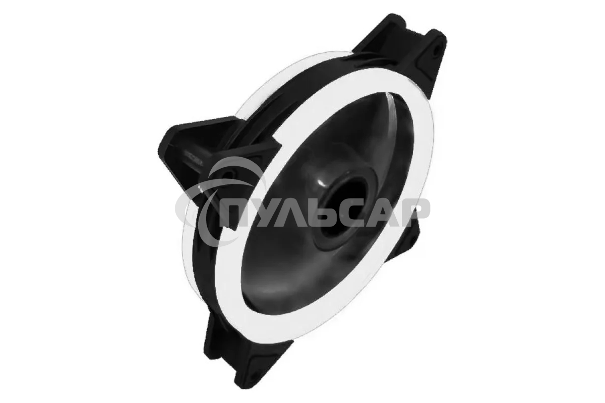 Вентилятор для корпуса Gembird D12025S12L-W черный, 120 мм, 1200 об/мин, 20.5 дБ, 3 pin