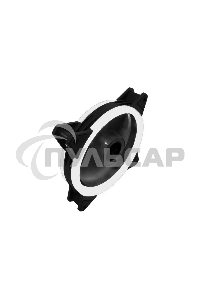 Вентилятор для корпуса Gembird D12025S12L-W черный, 120 мм, 1200 об/мин, 20.5 дБ, 3 pin