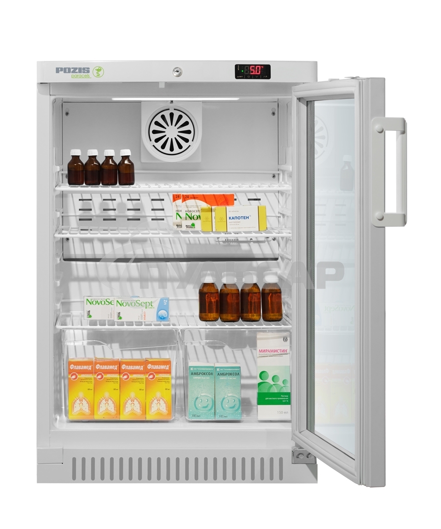Холодильник фармацевтический Pozis ХФ-140-1 белый однокамерный 140 л без морозильной камеры