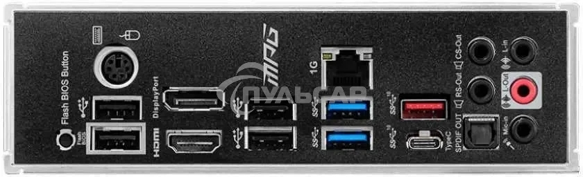 Материнская плата MSI MPG B550 GAMING PLUS, AM4, AMD B550, 4xDDR4, 6xSATA, 2xM.2, 1xPCI-E 4.0 x16, 1xPCI-E 3.0 x4, 2xPCI-E x1, 1xHDMI, 1xDP, 1x 1Gb LAN, 4xUSB-A 2.0, 2xUSB-A 3.2 Gen 1, 1xUSB-A 3.2 Gen 2, 1xUSB-C 3.2 Gen 2, 5x3.5 мм, 7.1, ATX