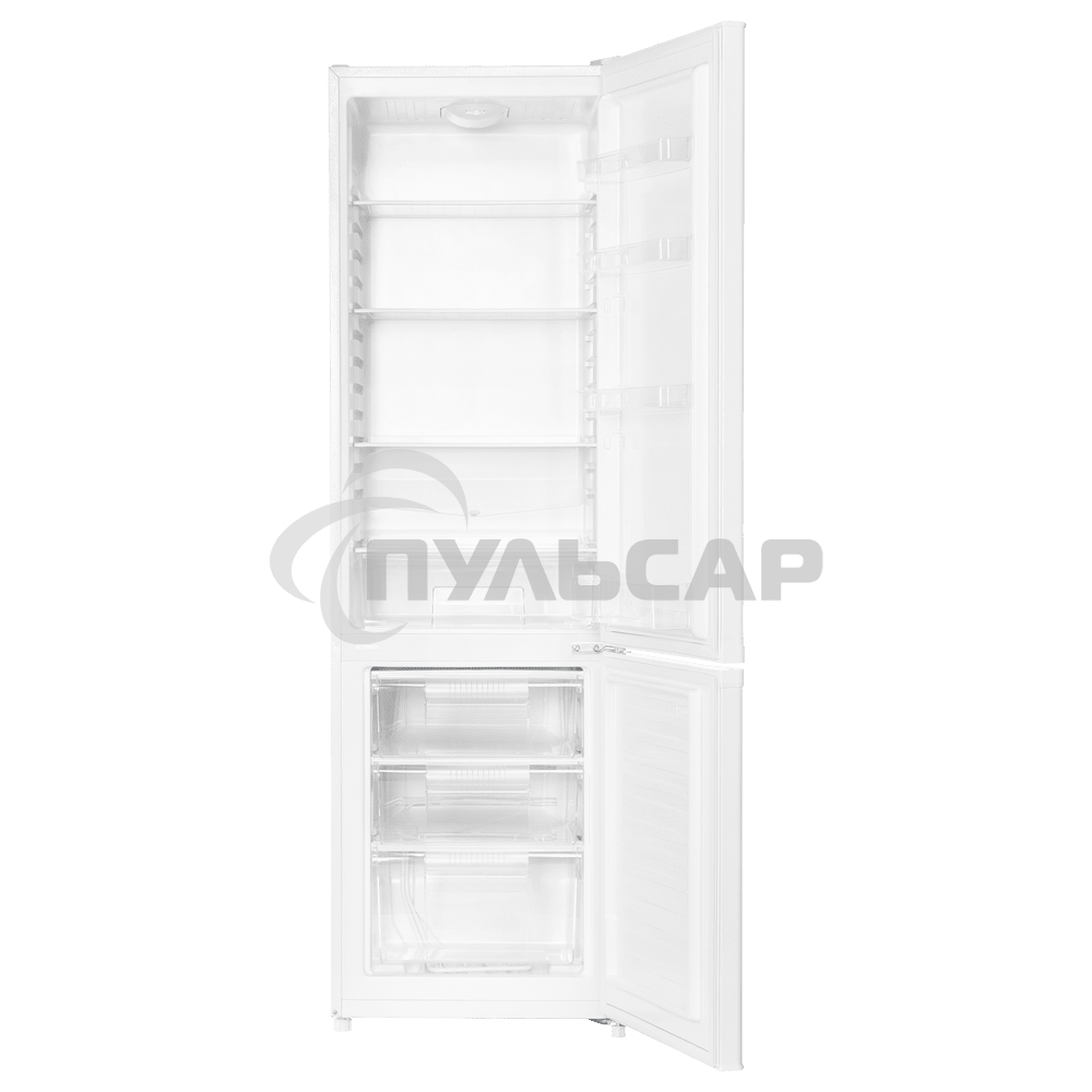 Холодильник Maunfeld MFF180W белый двухкамерный 192/68л морозилка снизу, De Frost