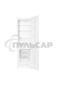 Холодильник Maunfeld MFF180W белый двухкамерный 192/68л морозилка снизу, De Frost