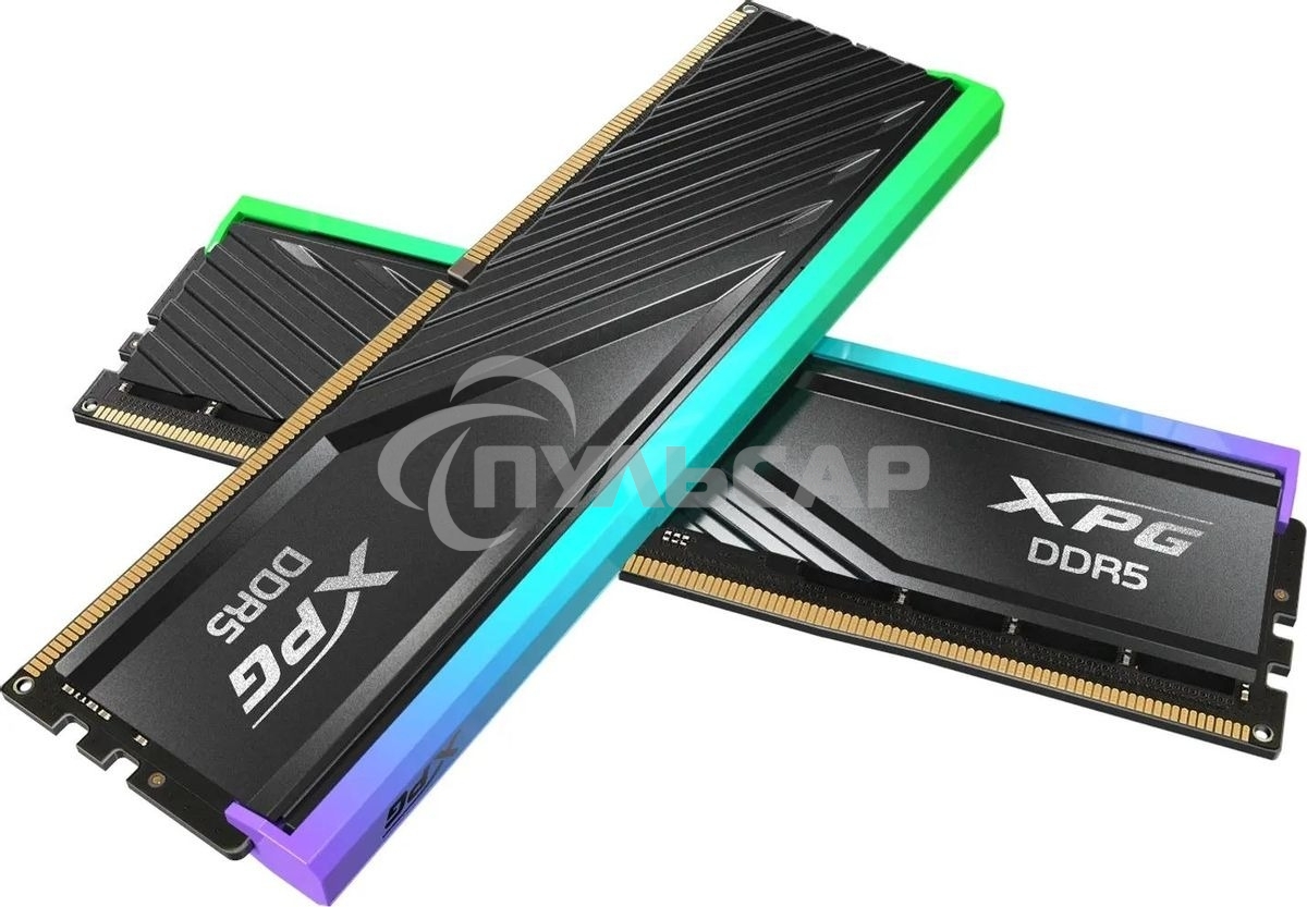 Оперативная память XPG Lancer Blade, DDR5, 32Gb (2x16GB), 6000MHz, CL34, DIMM, с радиаторами, RGB, черный
