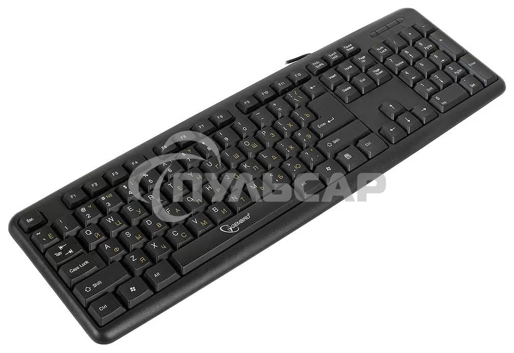 Клавиатура проводная Gembird KB-8320U-BL, USB, черный