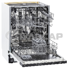 Встраиваемая посудомоечная машина KRONA AMMER 60 BI K, белый, 59.8 см, 12 компл., 57 дБ, класс A++