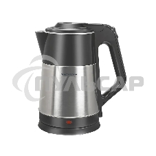 Чайник электрический BACKMAN BM-TEA 727 2,3 л, 2200 Вт, серебристый/черный