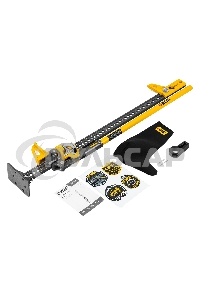 Домкрат реечный профессиональный Denzel 3,5 т, 115-1040 мм, High Jack