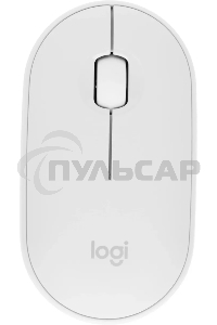 Мышь беспроводная Logitech Pebble 2 M350S белый, 4000 dpi, Bluetooth, кнопки - 3