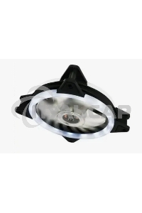 Вентилятор для корпуса Gembird D12025S12L-W черный, 120 мм, 1200 об/мин, 20.5 дБ, 3 pin