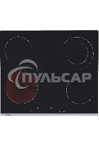 Варочная поверхность Krona Luna черный/нержавеющая сталь