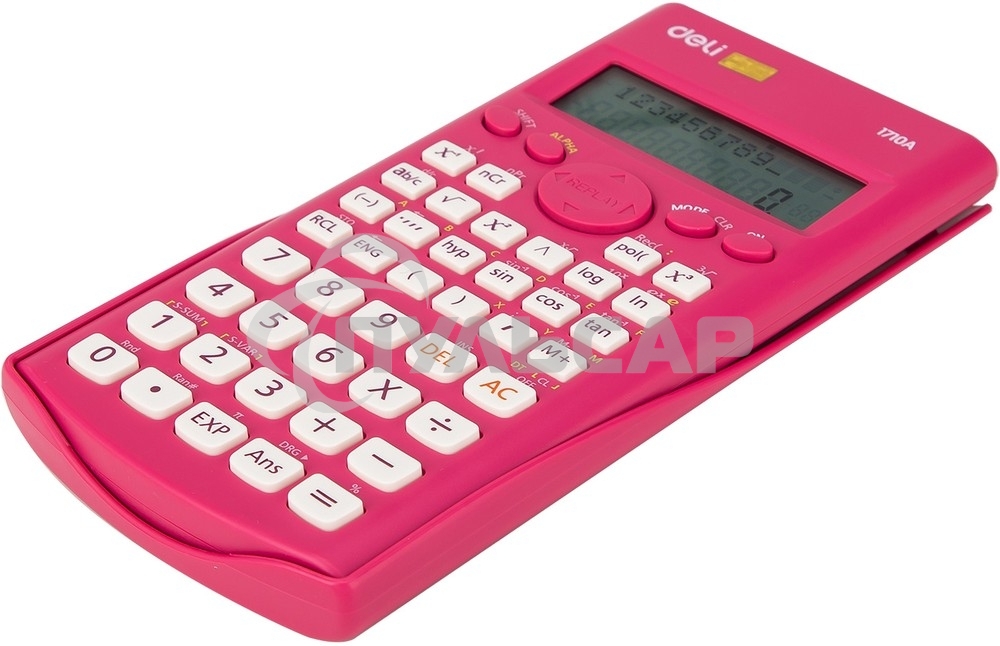 Калькулятор научный Deli E1710A/RED красный 10+2-разр.