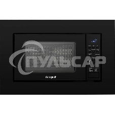 Микроволновая печь встраиваемая Weissgauff HMT-620 B Grill черный, 20 л, 700 Вт, переключатели - кнопки/поворотный механизм