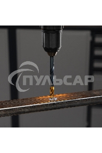 Сверло по металлу Denzel 8,5 мм, HSS-Tin, Golden Tip, 8 шт.