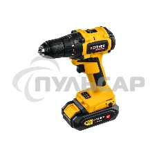 Дрель-шуруповерт STEHER CDB-200-1, Аккумуляторная, 20В, Кейс