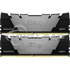 Оперативная память Kingston Fury Renegade, DDR4, 16Gb (2x8Gb), 3600MHz, CL16, DIMM, с радиаторами, серый/черный