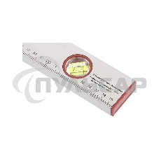 Уровень алюминиевый, 800 мм, 3 глазка, линейка Sparta