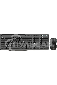 Комплект клавиатура + мышь Оклик S275W клав:черный мышь:черный USB беспроводная slim Multimedia (1993113)