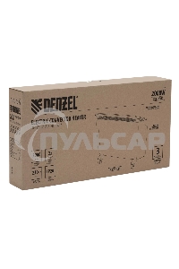 Конвектор Denzel XCE-2000 белый, 2000 Вт, 25 м2, термостат