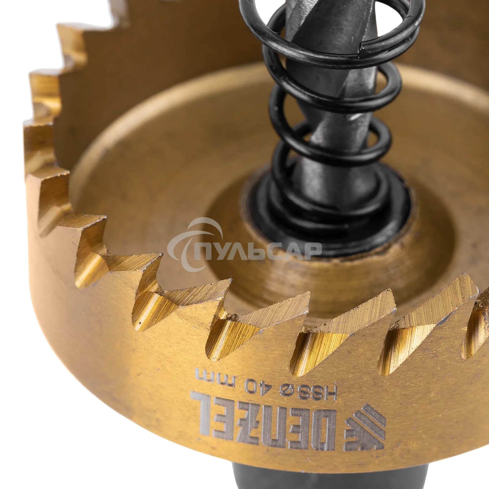 Коронка по металлу Denzel HSS, 40 мм, нитридтитановое покрытие