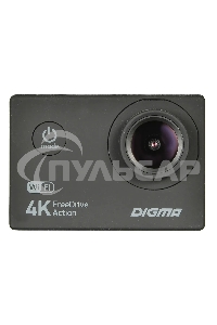 Видеорегистратор Digma FreeDrive Action 4K WiFi черный 8Mpix 2160x3840 2160p 140гр.